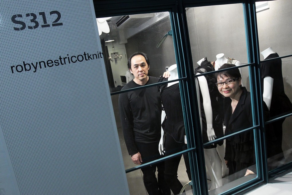 Designers Derek and Stefanie Chan of robynestricot. Photos: May Tse