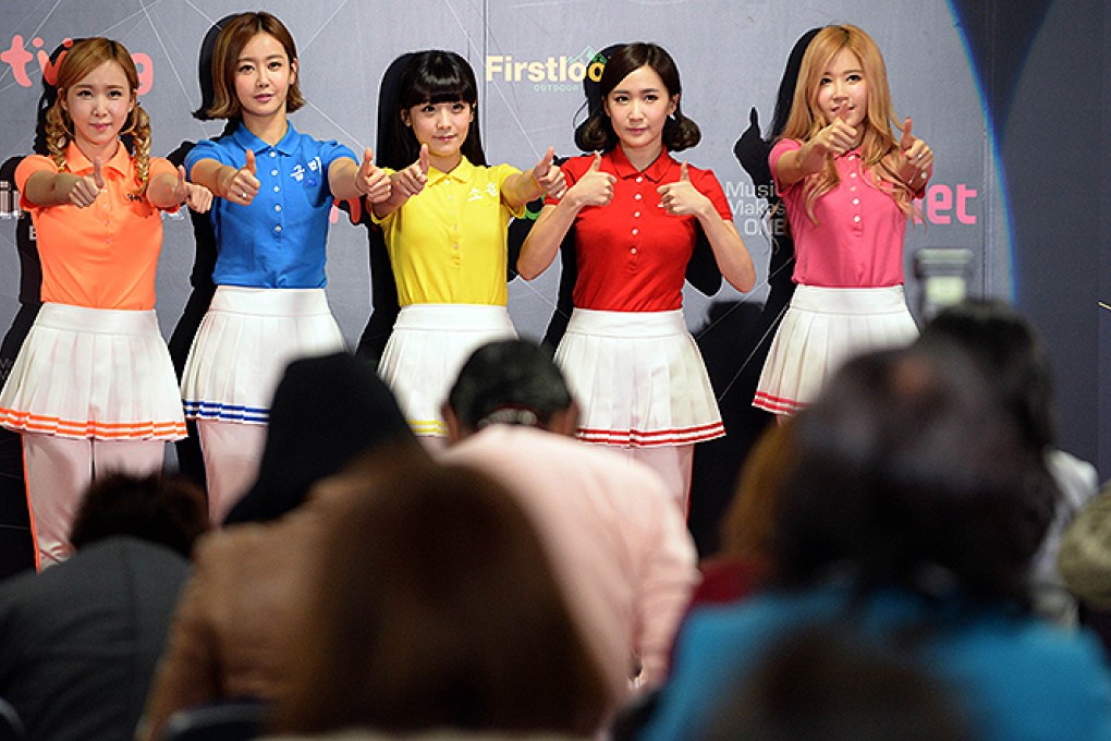 South Korean K-Pop group, Crayon Pop. Photo: AFP