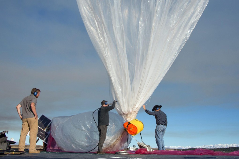 A balloon for Google's Project Loon. Photo: EPA