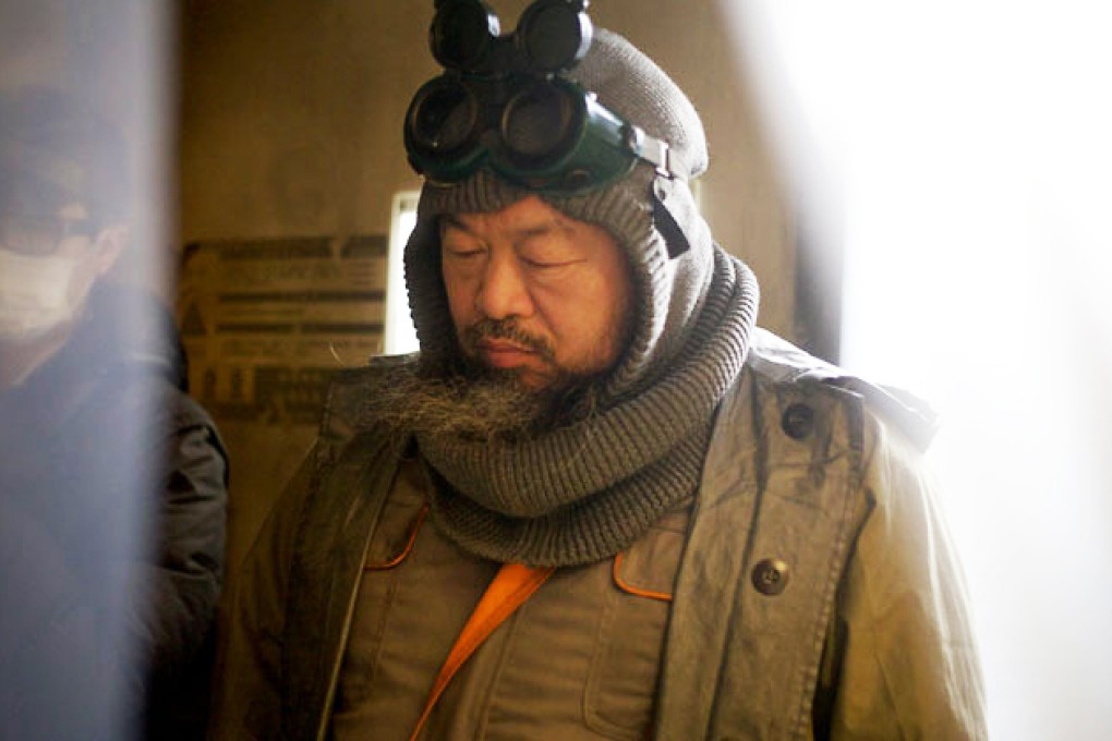 Ai Weiwei in a publicity still for the movie, in which he plays a smuggler. Photo: Kickstarter