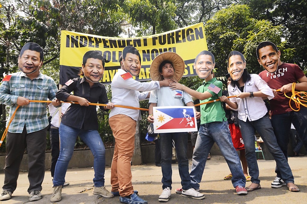 Filipinos protest against President Barack Obama's visit. Photo: AP
