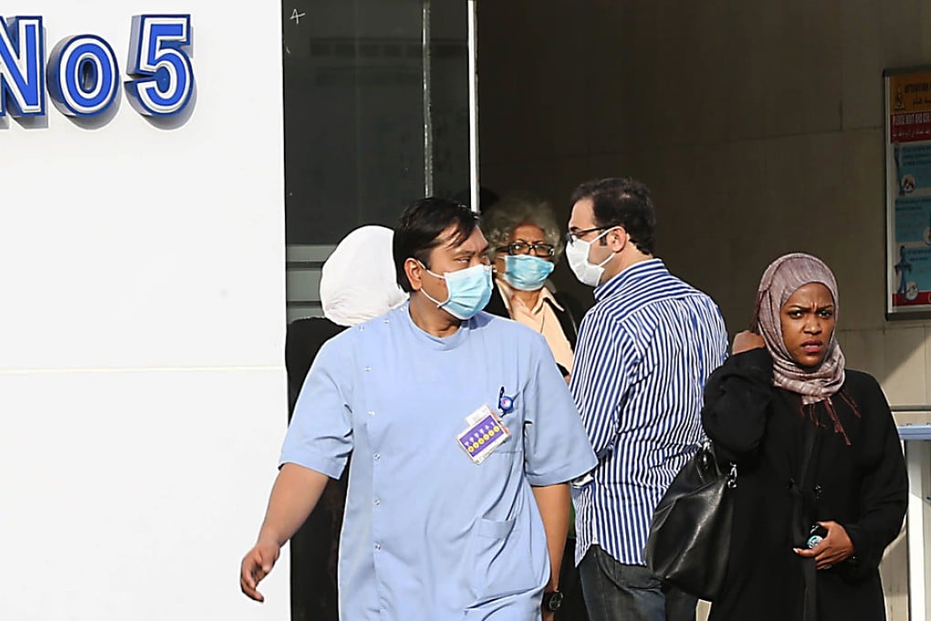 Masks protect against the Mers virus in Jeddah. Photo: AFP
