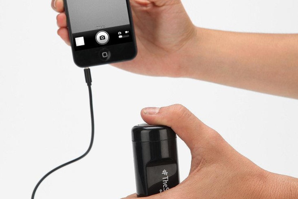 #The Selfie in action using an HTC One (M8).