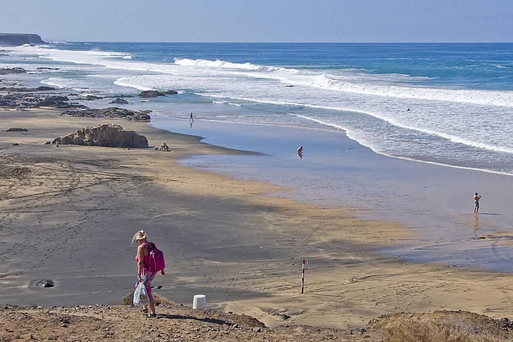 The beach at El Cotillo, on the northwest corner of Fuerteventura. Photos: Tim Pile