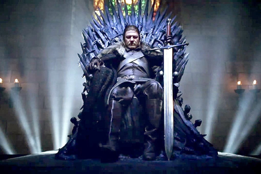 An image of the Iron Throne taken from an episode of the television programme Game of Thrones. Photo: HBO
