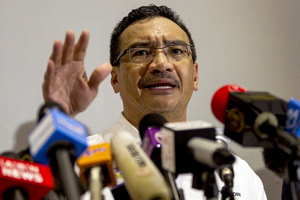 Transport and Defence Minister Hishammuddin Hussein said Malaysia will release a preliminary report on the disappearance of the plane. Photo: EPA