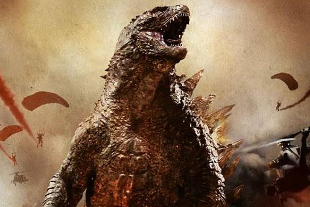 Hollywood's 2014 Godzilla looks like he is developing middle-aged spread, Japanese movie fans say. Photo: Screengrab