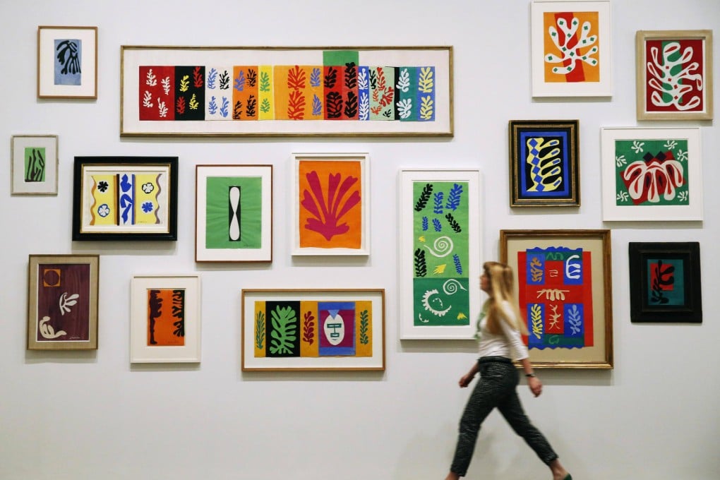 A wall of works in the Tate Modern's exhibition, "Henri Matisse: The Cut-Outs". Photos: Reuters, AP, AFP