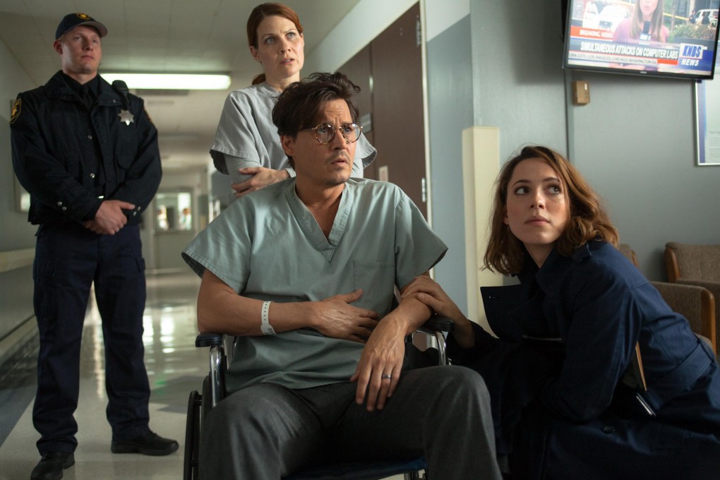 Johnny Depp's co-stars Rebecca Hall. Photos: Reuters