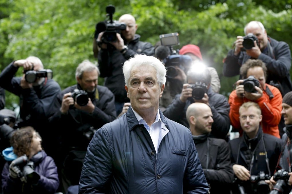 Max Clifford arrives for sentencing at the court in London. Photo: AP