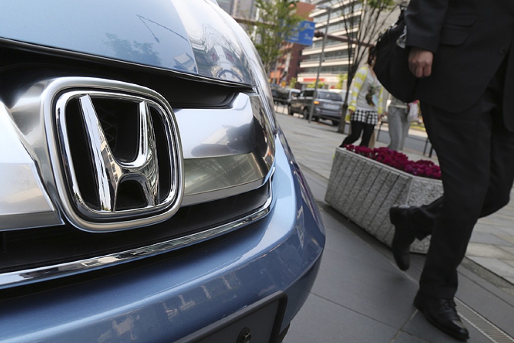 Honda will expand its product range in China to about 20 models. Photo: AP