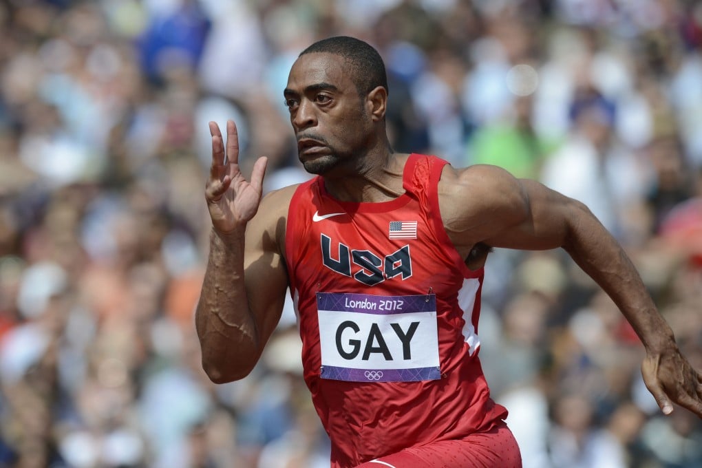 Tyson Gay accepted his punishment of a one-year suspension after testing positive for a banned substance. Photo: AFP