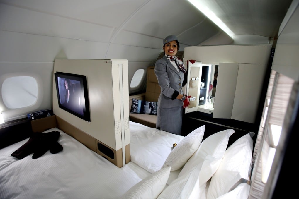 Etihad Airways laid out plans to offer passengers who find first-class seats a bit too tight a miniature suite featuring a closed-off bedroom, private bathroom and a dedicated butler. Photo: AP