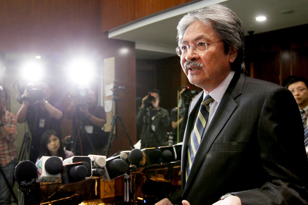 Financial Secretary John Tsang urges lawmakers to agree on a compromise over the terms for electoral reform.