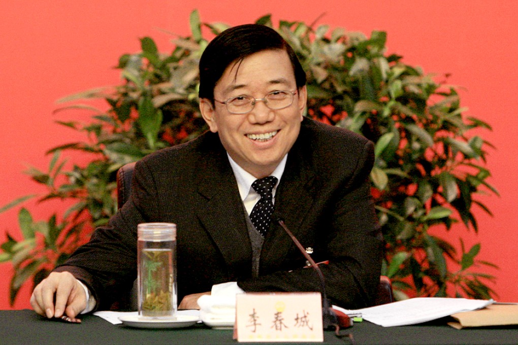 Former deputy party poss in Sichuan province, Li Chuncheng, engaged in "feudal and superstitious" behaviour, according to anti-graft investigators. Photo: AFP