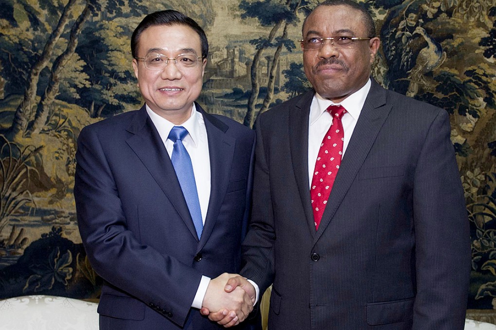Premier Li Keqiang in Addis Ababa. Photo: Xinhua