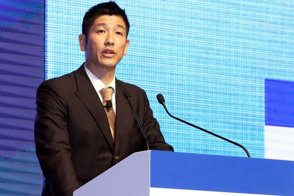 Panel Chairman Dr Kanichi Kusano, Deputy Manager of JRA Equine Department, speaks at this concurrent session today.