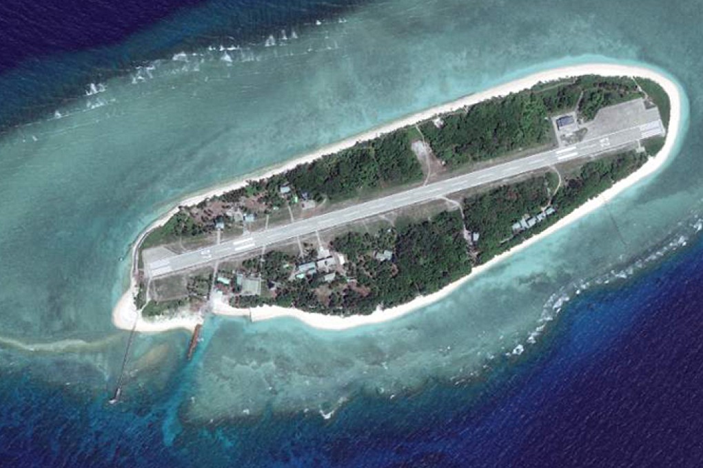 Taiping Island, the largest of the Spratly Islands, is seen in this file photo from 2012 . Photo SCMP Pictures