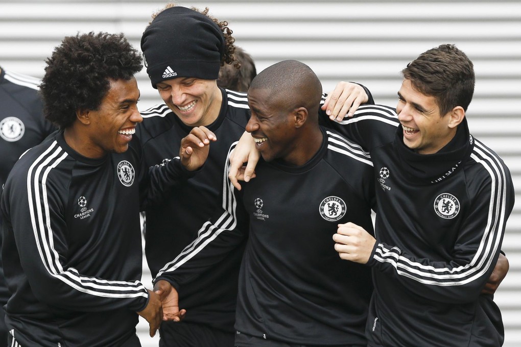 Chelsea's Willian, David Luiz, Ramires and Oscar are all in Brazil's World Cup squad. Photo: AP