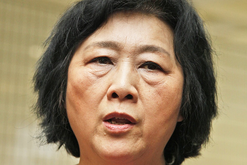 Chinese journalist Gao Yu, who was imprisoned for nearly 6 year in the 1990s on charges of leaking state secrets, attends an opening ceremony of Chinese artist Liu Xia's photo exhibition in Hong Kong in 2012. Photo: AP