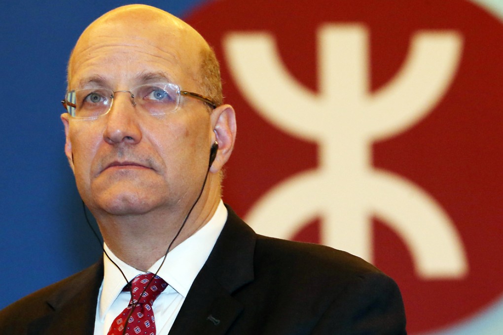 Jay Walder is the third and highest-ranking executive whose departure has been announced amid the row over the delayed high-speed railway. Photo: Nora Tam