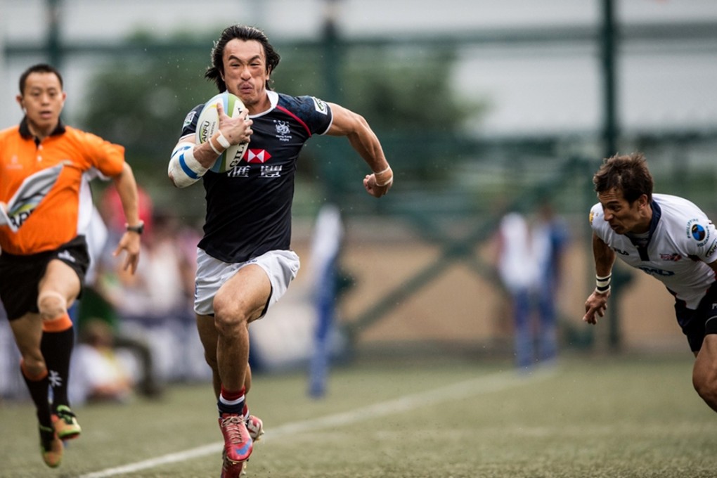 Winger Salom Yiu Kam-shing has recovered from injury to take his place in the Hong Kong side which will face South Korea on Saturday. Photos: HKRFU