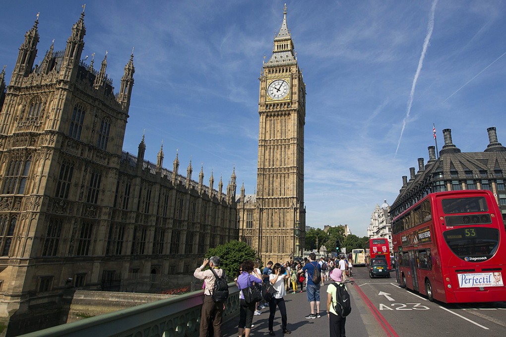 The British Houses of Parliament in London. Photo: AFP