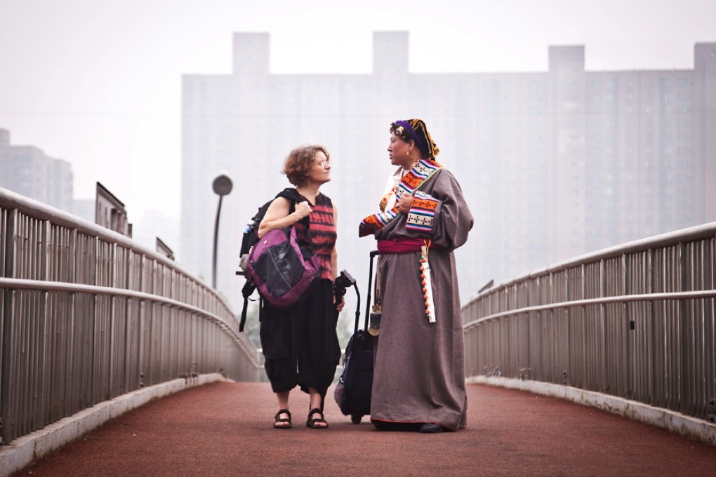 Jocelyn Ford and Zanta in Beijing. Photo: Alice Carfrae