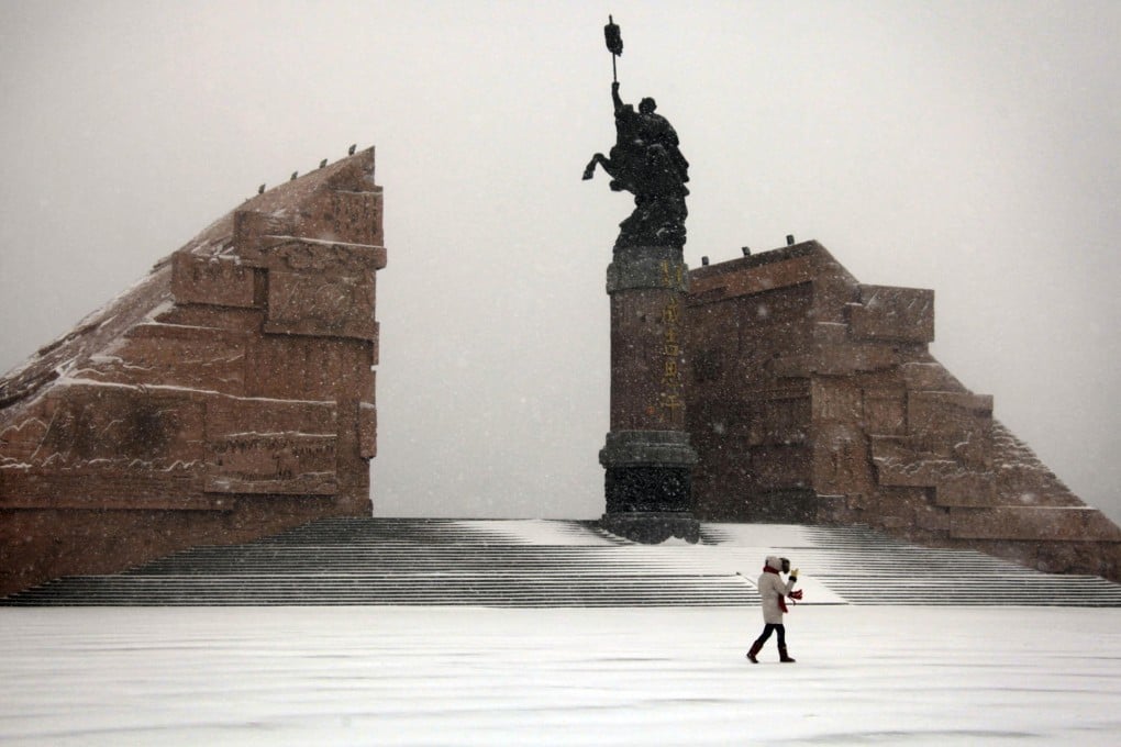 Genghis Khan's mausoleum in Ejin Horo Banner, in Chna's Inner Mongolia region. His body has been lost. Photo: AP