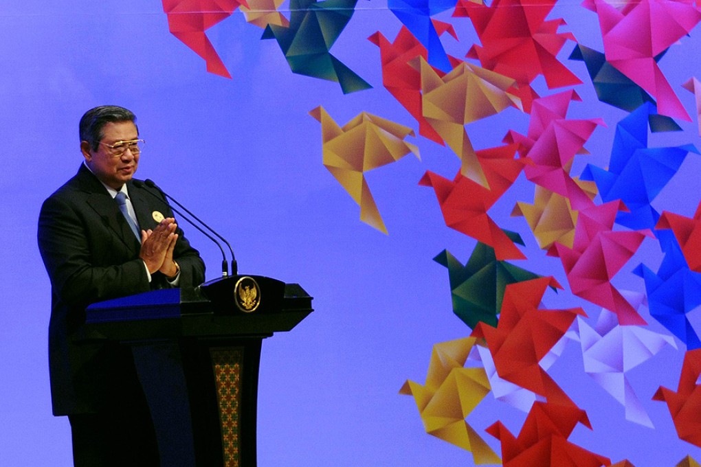 Indonesia's President Susilo Bambang Yudhoyono speaks during the the Open Government Partnership Asia-Pacific Regional Conference in Nusam Dua, Bali on May 6. Photo: AFP