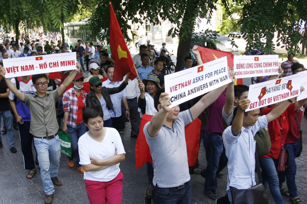 Anger on the streets of Ho Chi Minh City is running high after Beijing deployed an oil rig in disputed waters. Photo: AP