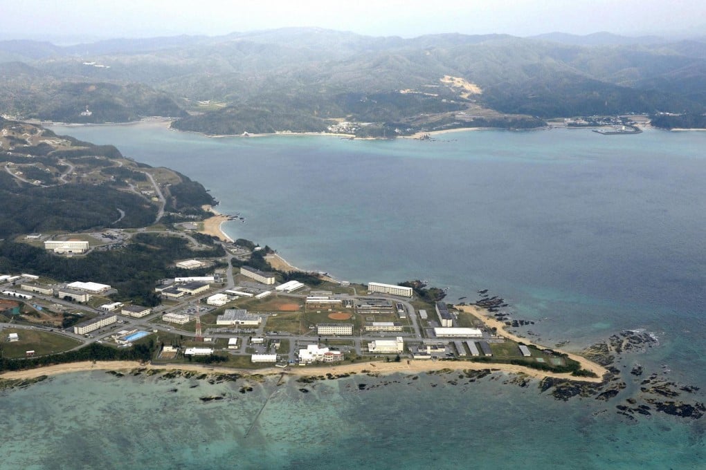 The picturesque coral coastline near Camp Schwab.Photo: Reuters
