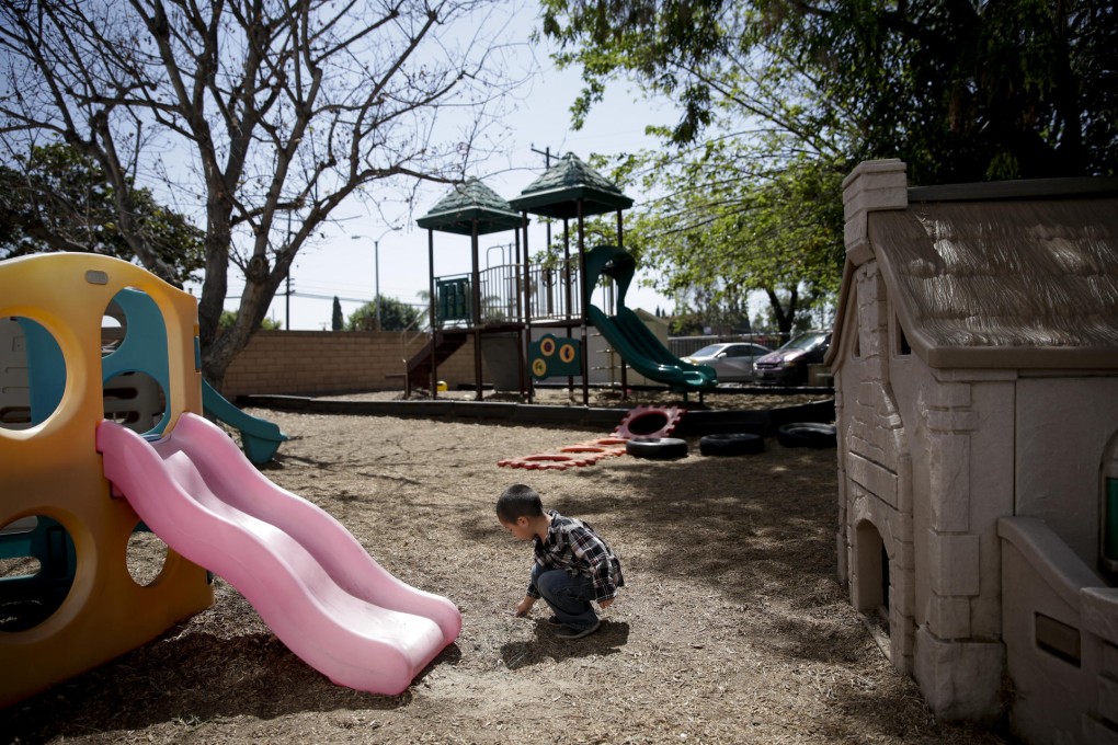 An empty playground in Garden Grove, California. The financial crisis of 2008 sent birth rates tumbling around the world, and they are still falling in China, Japan, the US and most of Europe. Photo: AP