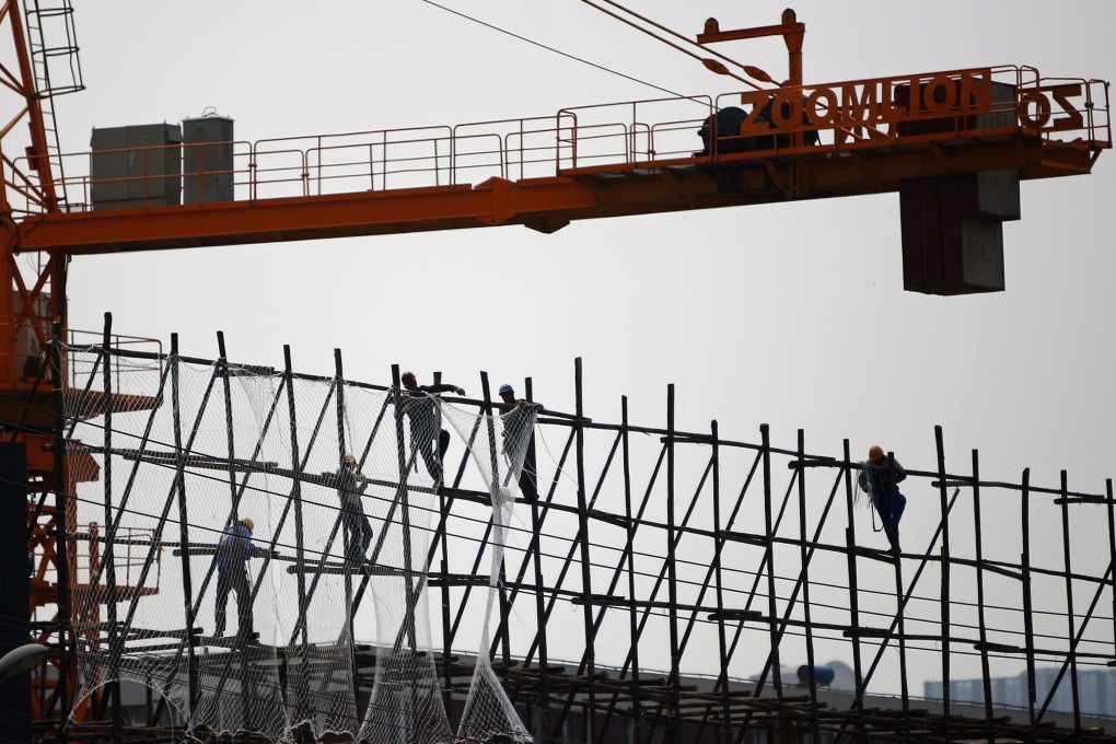 A weak residential property market could affect construction and demand for land. Photo: Reuters