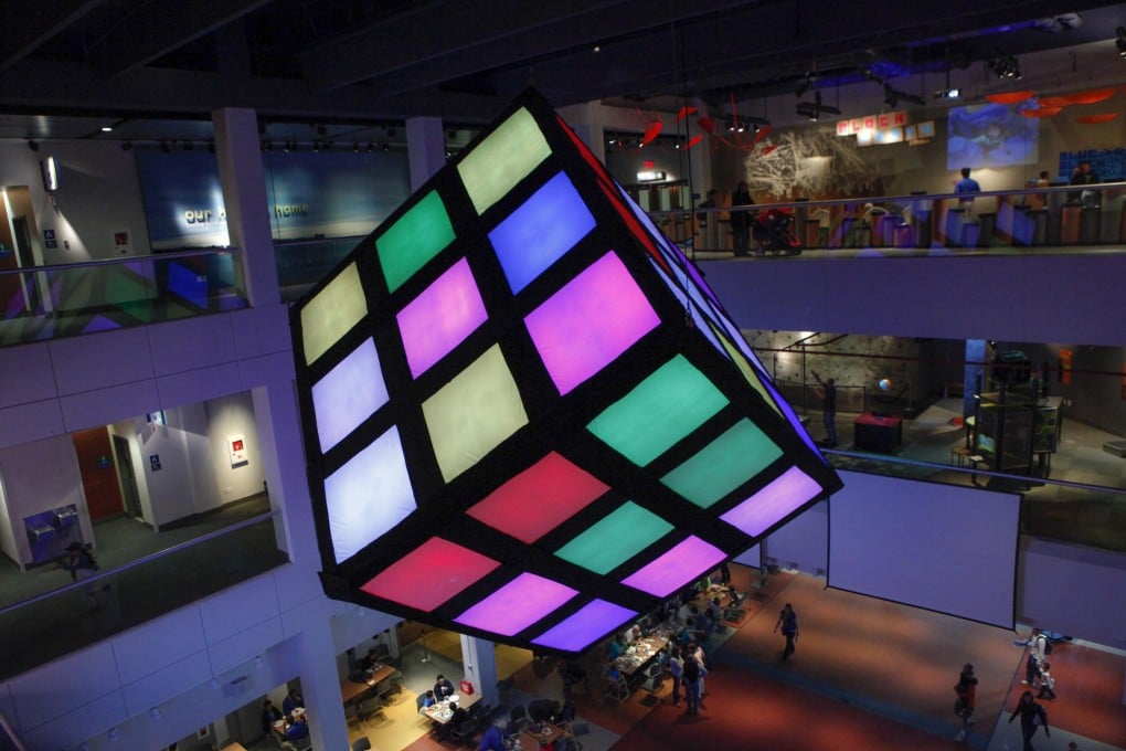 The "Beyond Rubik's Cube" exhibition at the Liberty Science Centre, in New Jersey, the United States. Photos: Corbis; Shutterstock