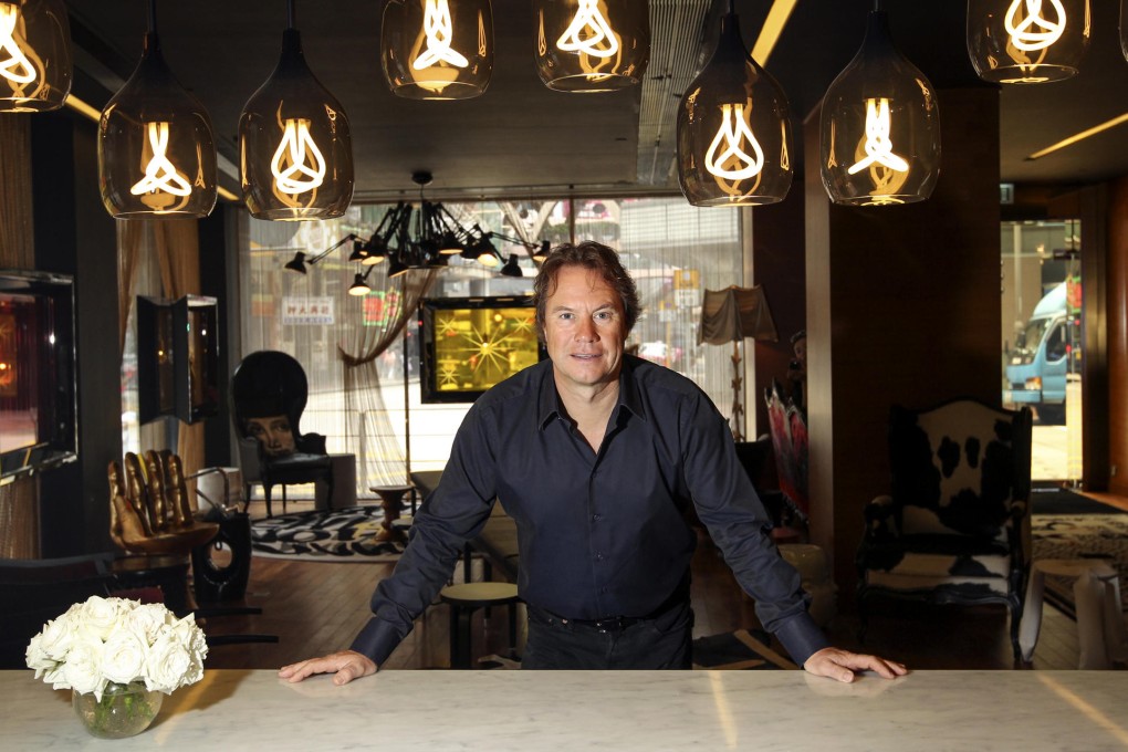 John Hitchcox, co-founder of Yoo Studio, at J Plus.Photo: Edmond So