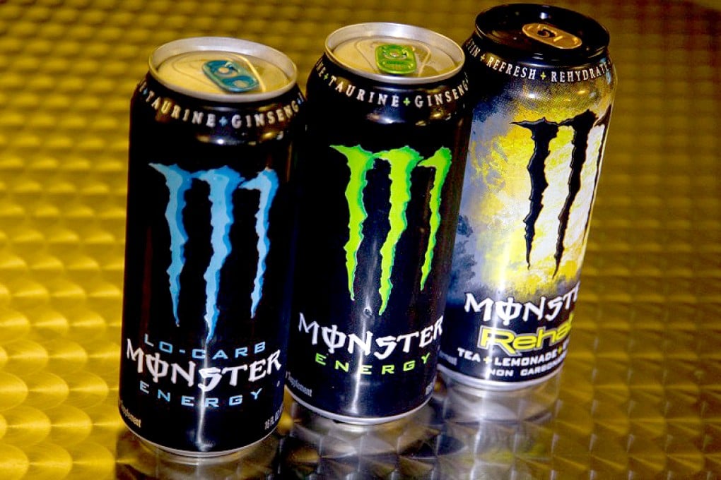 Two Monster brand drinks were found to have more caffeine per serving than children are advised to consume. Photo: AFP