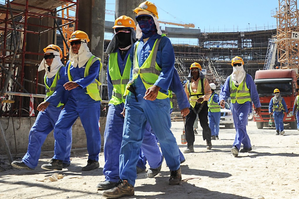 Qatar's reform will replace its sponsorship system for foreign workers with employment contract and end a longstanding requirement that foreign workers need to obtain their employer's consent before leaving the country. Photo: EPA