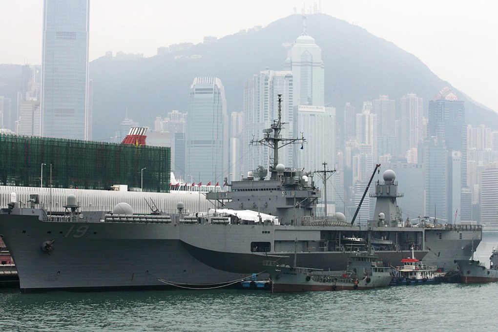 The US Navy Seventh Fleet’s command ship, the USS Blue Ridge, pictured during a visit to Hong Kong in this file picture. Photo: Martin Chan