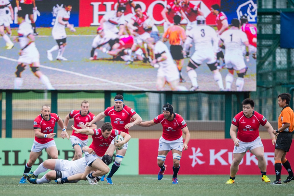 A5N matches such as Saturday’s Hong Kong-South Korea game offer the region’s best referees excellent opportunities to showcase their officiating skills. Photo: HKRFU