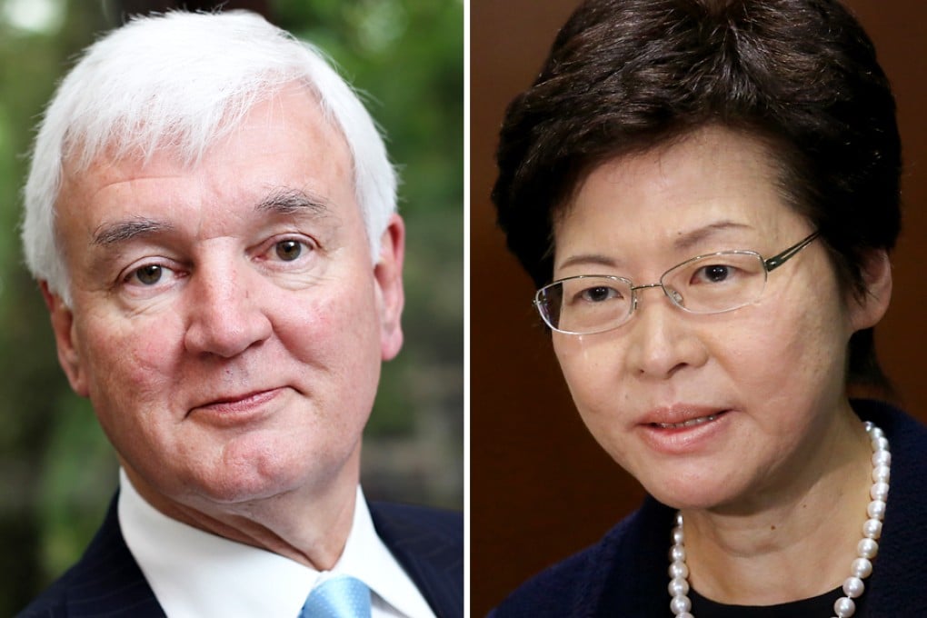 Acting chief executive Carrie Lam appointed top judge Mr Justice Michael Hartmann to head the panel. Photos: David Wong, Dickson Lee