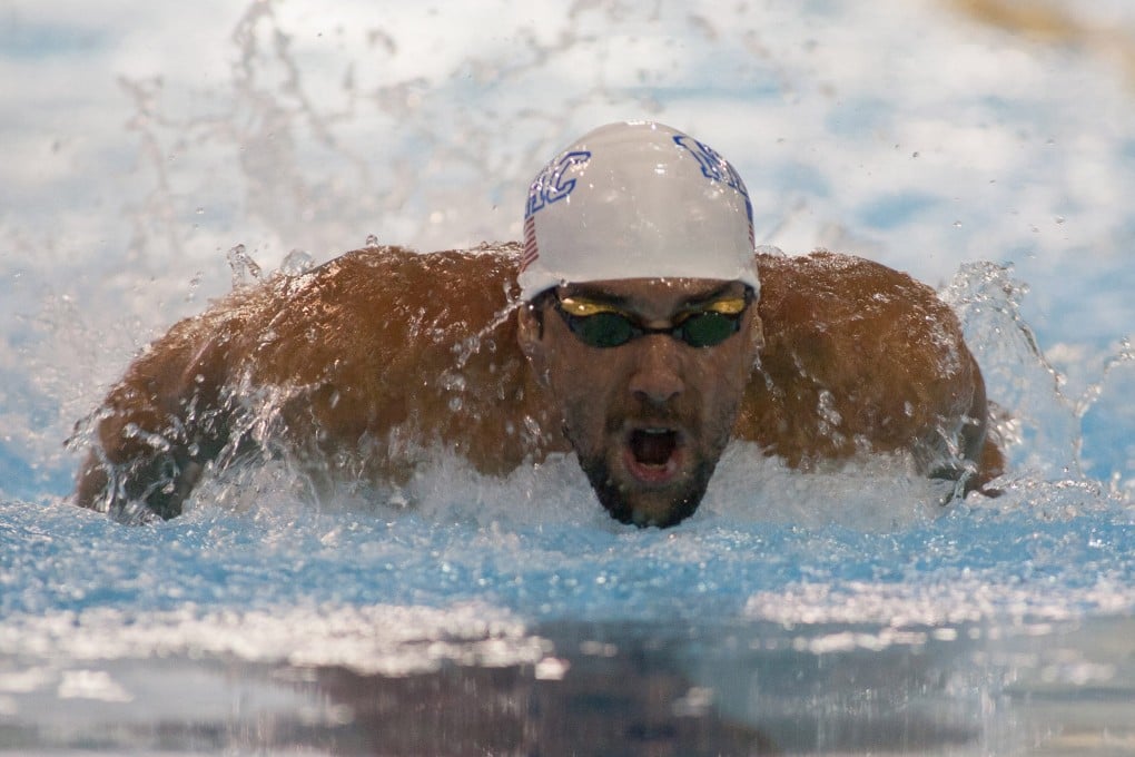 Michael Phelps on his way to victory in the  100 metres butterfly final. Photo: USA Today
