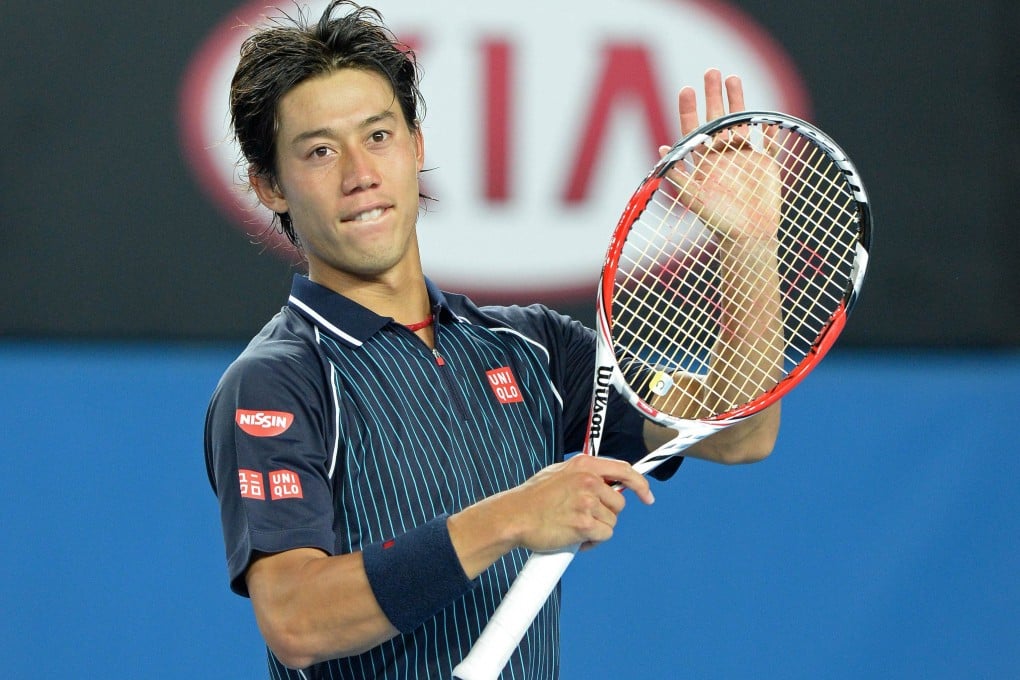 Kei Nishikori made it to the final of the Madrid Open last week before losing to Rafael Nadal. Photo: AFP