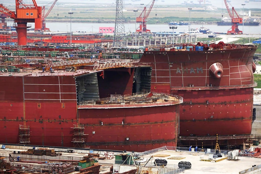 Rongsheng is the world's third-largest shipbuilder. Photo: Reuters