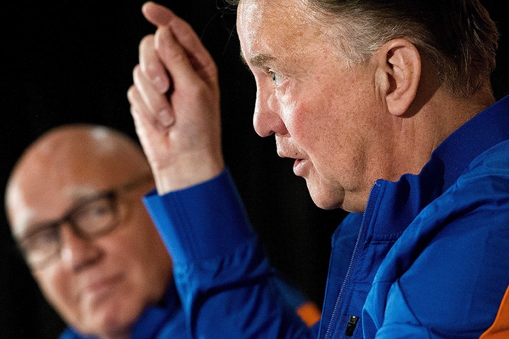 Louis van Gaal is a strict disciplinarian with a larger-than-life personality. Photo: EPA