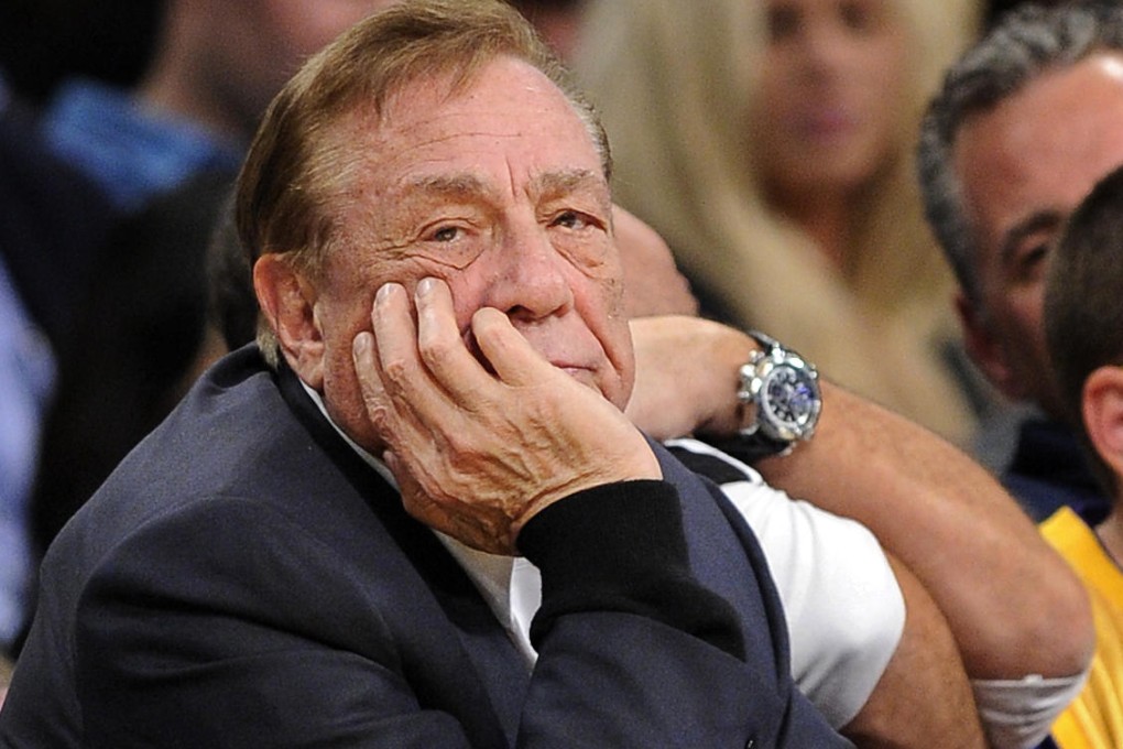 Donald Sterling watches his Clippers take on the Los Angeles Lakers. Sterling could use lawyers and lawsuits to challenge the NBA’s plan to force him out over recent racist comments. Photo: AP