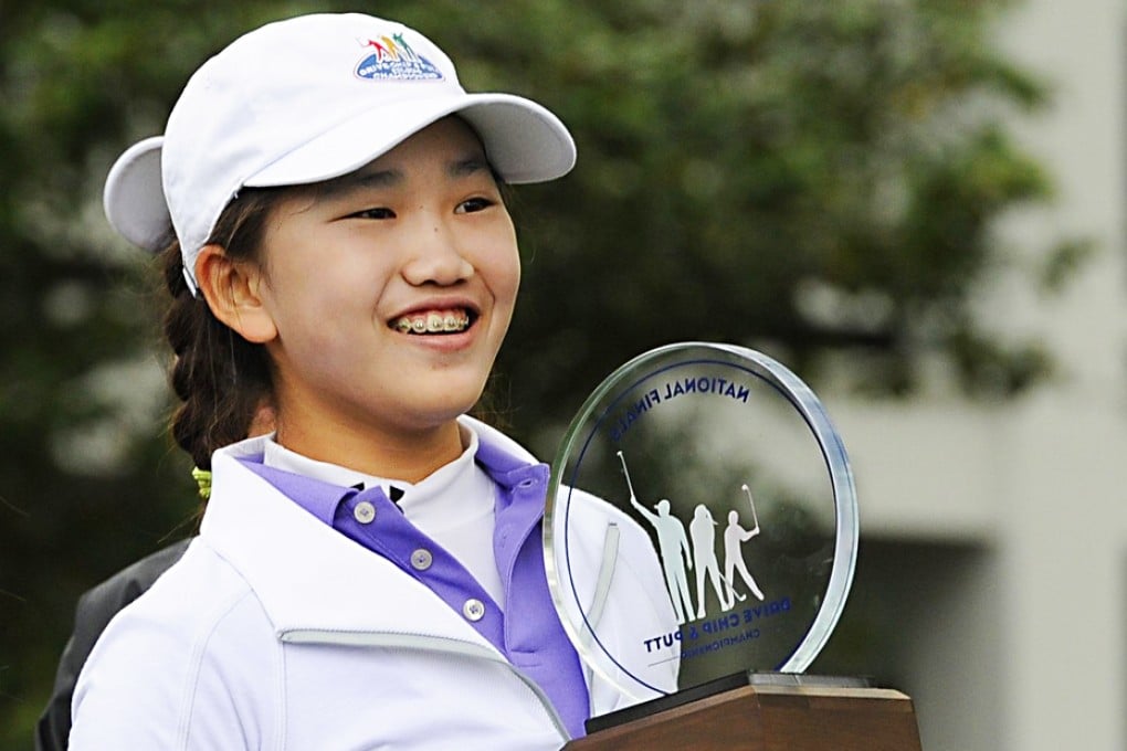 Lucy Li won a youth tournament at Augusta last month. Photo: AFP