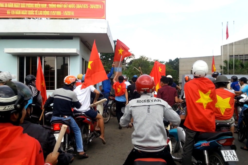 The riots broke out in southern Vietnam amid public anger at Chinese sovereignty claims in the South China Sea, and targeted hundreds of factories- only a minority of them were Chinese owned. Photo: Reuters