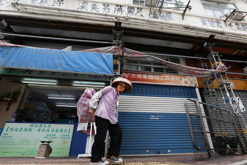 A building at 41-15 Kai Ming Street is one of only nine sites, from among 110 applications, that the URA will redevelop. Photo: Nora Tam