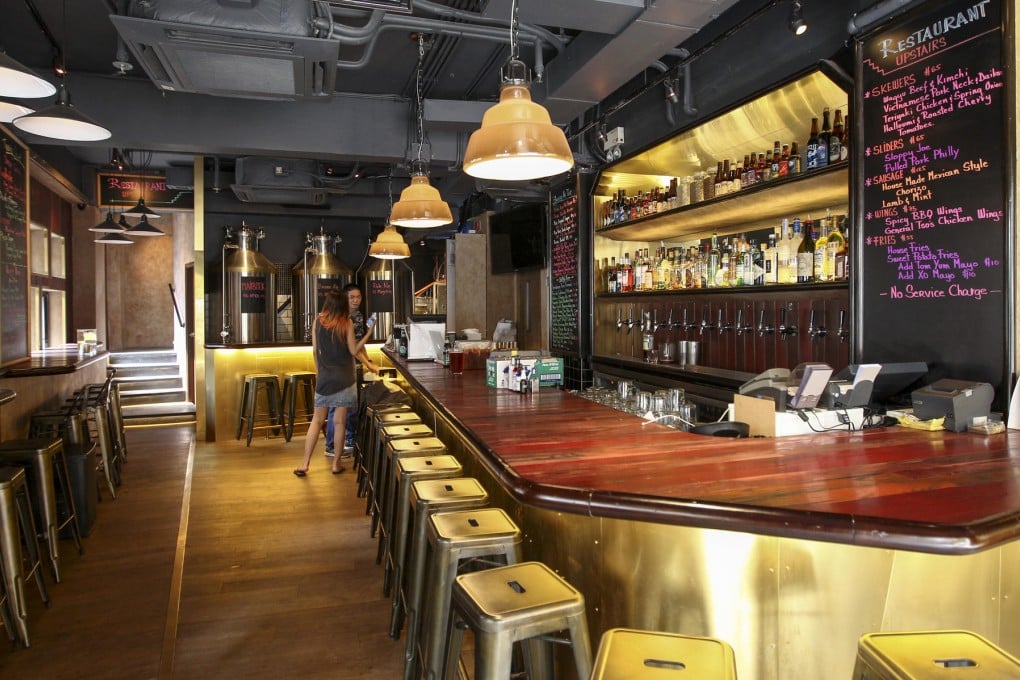 The bar's minimalist interior. Photos: Jonathan Wong